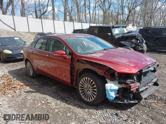 2014 Ford Fusion Titanium with VIN 3FA6P0K93ER123984, listed as a IAAI auction lot 42049931 with 60,443 mi miles. Bid and sale history available at carsss.com. Image 1.