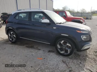 2022 Hyundai Venue SEL z VIN KMHRC8A35NU166774, wystawiony jako Copart lot #53079685 z przebiegiem 80 207 mil mil oraz Szkoda całkowita • Salvage title. Historia ofert i sprzedaży dostępna na DreamBid. Obrazek 4.