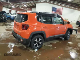 2021 Jeep Renegade Trailhawk with VIN ZACNJDC10MPM39680, listed as a Copart auction lot 44353225 with 48,367 mi miles and Non repairable. Bid and sale history available at DreamBid. Image 3.