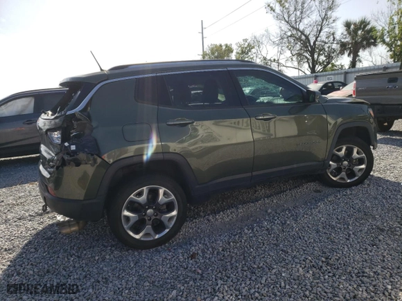 2020 Jeep Compass Limited with VIN 3C4NJDCB7LT233324, listed as a Copart auction lot 52398455 with 103,024 mi miles and Clean Title. Bid and sale history available at carsss.com. Image 3.