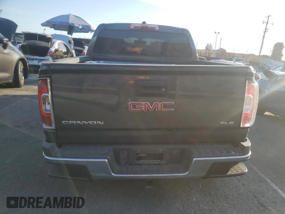 2017 GMC Canyon 2WD SLE with VIN 1GTG5CEN0H1158348, listed as a Copart auction lot 81252344 with 11,645 mi miles and Salvage Title. Bid and sale history available at carsss.com. Image 6.