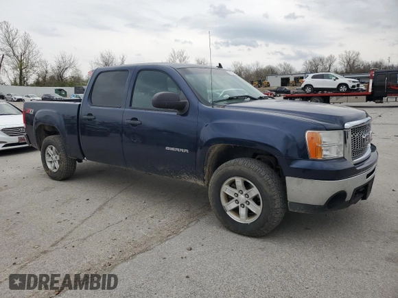 2012 GMC Sierra 1500 SLE with VIN 3GTP2VE70CG257543, listed as a Copart auction lot 51499435 with 195,636 mi miles and Salvage title. Bid and sale history available at DreamBid. Image 4.