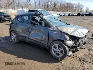 2019 Nissan Kicks S with VIN 3N1CP5CU8KL557901, listed as a Copart auction lot 49893755 with 57,168 mi miles and Clean Title. Bid and sale history available at carsss.com. Image 4.