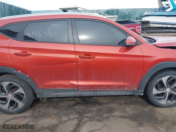 2016 Hyundai Tucson Sport with VIN KM8J33A26GU056164, listed as a IAAI auction lot 41469160 with 136,301 mi miles. Bid and sale history available at carsss.com. Image 13.