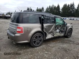 2013 Ford Flex Limited w/EcoBoost with VIN 2FMHK6DT2DBD30663, listed as a Copart auction lot 45788425 with 100,855 mi miles and Salvage Title. Bid and sale history available at carsss.com. Image 3.