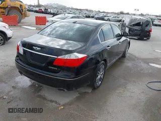 2011 Hyundai Genesis with VIN KMHGC4DF3BU115100, listed as a IAAI auction lot 41797385 with 225,413 mi miles and . Bid and sale history available at DreamBid. Image 4.