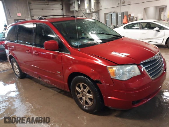 2008 Chrysler Town & Country Touring with VIN 2A8HR54P48R722319, listed as a IAAI auction lot 42262711 with 220,502 mi miles and . Bid and sale history available at DreamBid. Image 1.
