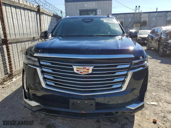 2022 Cadillac Escalade Premium Luxury with VIN 1GYS4BKL9NR173173, listed as a Copart auction lot 79972944 with 68,131 mi miles and Salvage Title. Bid and sale history available at carsss.com. Image 5.
