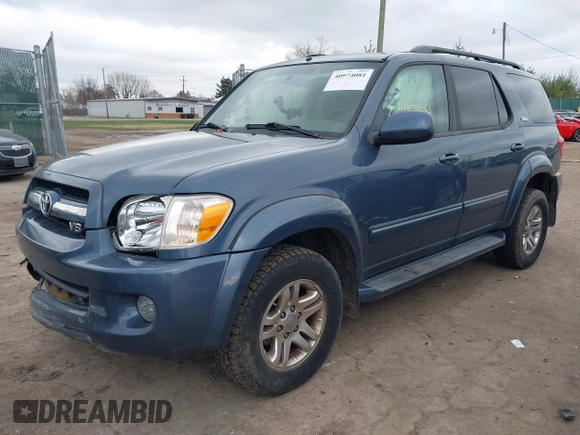 2006 Toyota Sequoia SR5 with VIN 5TDBT44A46S272938, listed as a IAAI auction lot 40974081 with 250,478 mi miles and . Bid and sale history available at DreamBid. Image 16.