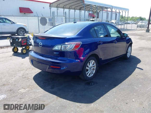 2013 Mazda 3 i Grand Touring with VIN JM1BL1WP1D1797496, listed as a IAAI auction lot 42166470 with 144,025 mi miles and . Bid and sale history available at DreamBid. Image 4.