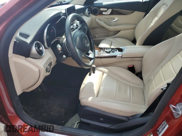 2018 Mercedes-Benz C 300 with VIN WDDWF4KB3JR416416, listed as a Copart auction lot 61609695 with 30,717 mi miles and Salvage title. Bid and sale history available at DreamBid. Image 7.