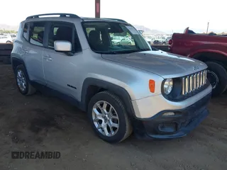 2017 Jeep Renegade Latitude with VIN ZACCJABBXHPF38385, listed as a IAAI auction lot 42636151 with 172,353 mi miles and . Bid and sale history available at DreamBid. Image 1.