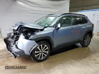 2023 Toyota Corolla Cross XLE with VIN 7MUEAABG4PV062131, listed as a Copart auction lot 56090105 with 43,409 mi miles and Salvage title. Bid and sale history available at DreamBid. Image 1.