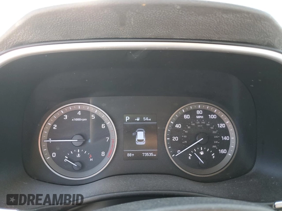 2021 Hyundai Tucson SE with VIN KM8J23A45MU400261, listed as a Copart auction lot 48171765 with 73,535 mi miles and Salvage Title. Bid and sale history available at carsss.com. Image 9.