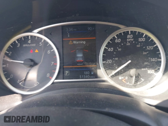 2019 Nissan Sentra S with VIN 3N1AB7AP5KY428872, listed as a IAAI auction lot 42004343 with 51,340 mi miles. Bid and sale history available at carsss.com. Image 7.