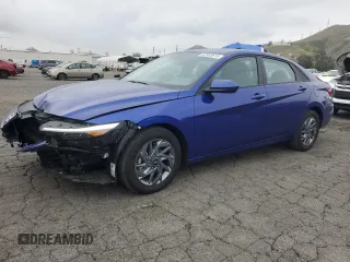 2024 Hyundai Elantra SEL with VIN KMHLM4DG6RU762928, listed as a Copart auction lot 52983615 with 3,462 mi miles and Salvage Title. Bid and sale history available at carsss.com. Image 1.