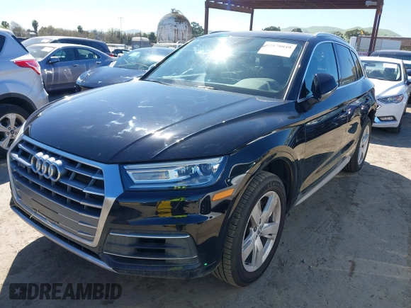 2019 Audi Q5 Premium with VIN WA1ANAFY8K2135057, listed as a IAAI auction lot 41870849 with 32,973 mi miles. Bid and sale history available at carsss.com. Image 19.