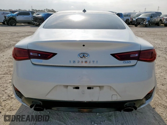 2017 Infiniti Q60 Premium с VIN JN1EV7EK1HM363005, выставлен на аукционе Copart как лот 58210515 с пробегом 98 929 миль миль и Списание • Salvage title. История ставок и продаж доступна на DreamBid. Изображение 6.