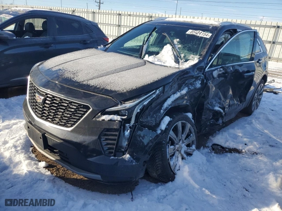 2019 Cadillac XT4 AWD Premium Luxury with VIN 1GYFZDR4XKF224979, listed as a Copart auction lot 85424154 with 0 mi miles and Salvage Title. Bid and sale history available at carsss.com. Image 1.