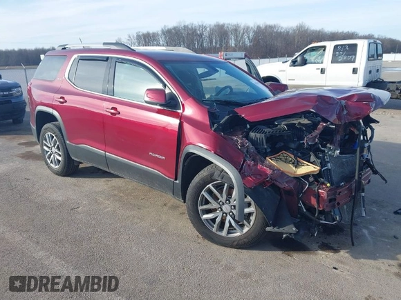 2017 GMC Acadia SLE with VIN 1GKKNLLS8HZ142441, listed as a IAAI auction lot 41501035 with 69,681 mi miles. Bid and sale history available at carsss.com. Image 1.
