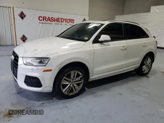 2017 Audi Q3 Premium with VIN WA1ECCFS7HR001526, listed as a Copart auction lot 44913415 with 134,321 mi miles and Clean Title. Bid and sale history available at carsss.com. Image 1.
