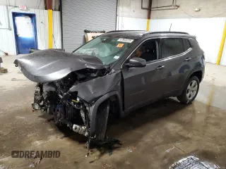 2021 Jeep Compass Altitude with VIN 3C4NJDBB1MT547733, listed as a Copart auction lot 47845225 with Not provided miles and Salvage title. Bid and sale history available at DreamBid. Image 1.