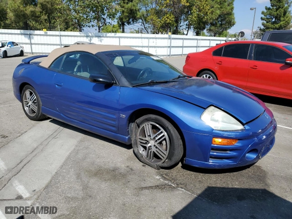 2005 Mitsubishi Eclipse GTS with VIN 4A3AE75H45E040618, listed as a Copart auction lot 71859294 with 134,966 mi miles and Salvage Title. Bid and sale history available at carsss.com. Image 4.