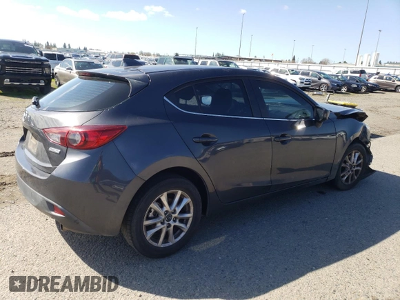 2015 Mazda 3 i Grand Touring with VIN 3MZBM1M79FM226101, listed as a Copart auction lot 49676955 with 160,026 mi miles and Salvage Title. Bid and sale history available at DreamBid. Image 3.