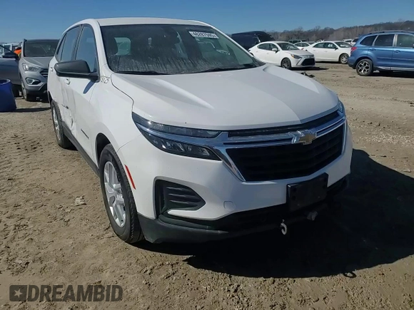 2024 Chevrolet Equinox LS with VIN 3GNAXHEG3RL271467, listed as a Copart auction lot 46287595 with 25,465 mi miles and Salvage Title. Bid and sale history available at DreamBid. Image 12.