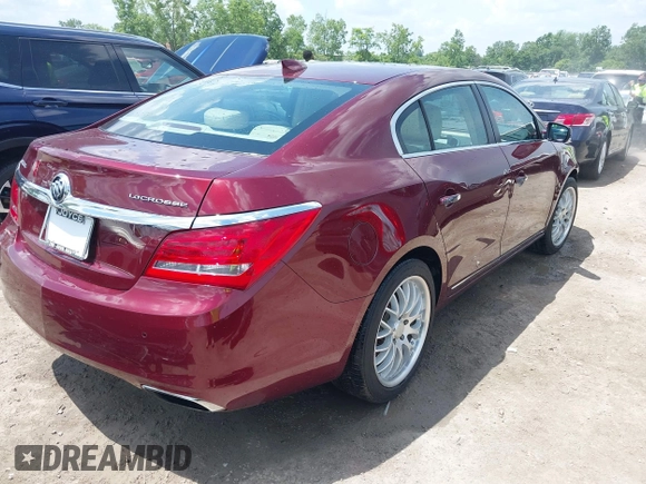 2015 Buick LaCrosse Premium I with VIN 1G4GD5G39FF151033, listed as a IAAI auction lot 42585236 with 145,108 mi miles and . Bid and sale history available at DreamBid. Image 4.