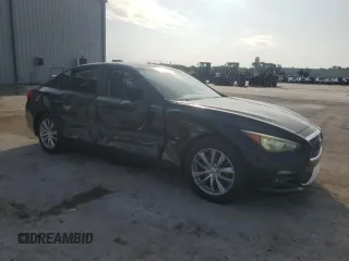 2014 Infiniti Q50 Hybrid Premium z VIN JN1AV7AP7EM690200, wystawiony jako Copart lot #57502835 z przebiegiem 144 447 mil mil oraz Nie do naprawy. Historia ofert i sprzedaży dostępna na DreamBid. Obrazek 4.
