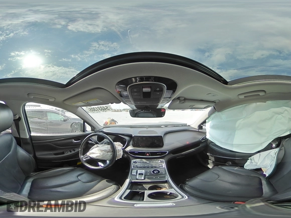 2022 Hyundai Santa Fe SEL with VIN 5NMS34AJ2NH401216, listed as a Copart auction lot 54031305 with 74,517 mi miles and Non Repairable. Bid and sale history available at DreamBid. Image 16.