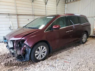 2017 Honda Odyssey EX-L with VIN 5FNRL5H68HB026542, listed as a Copart auction lot 51836965 with 53,562 mi miles and Salvage Title. Bid and sale history available at DreamBid. Image 1.