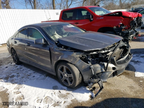 2014 Mercedes-Benz CLA-Class CLA 250 with VIN WDDSJ4GB5EN103533, listed as a Copart auction lot 38509074 with 0 mi miles and Salvage Title. Bid and sale history available at carsss.com. Image 4.