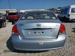 2008 Kia Spectra EX with VIN KNAFE121685548118, listed as a Copart auction lot 68773184 with 120,598 mi miles and Salvage Title. Bid and sale history available at carsss.com. Image 6.
