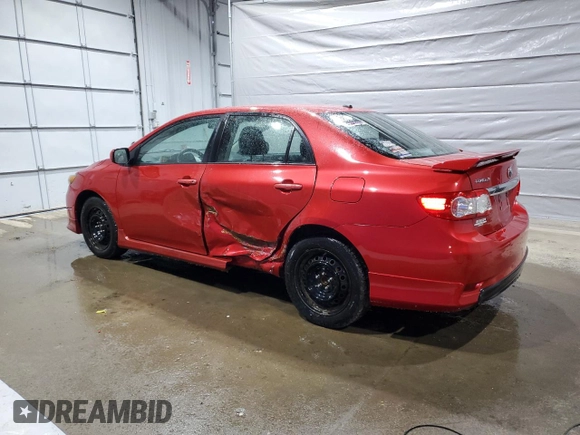2011 Toyota Corolla L with VIN 2T1BU4EE6BC700798, listed as a Copart auction lot 48127095 with 131,547 mi miles and Salvage Title. Bid and sale history available at carsss.com. Image 2.