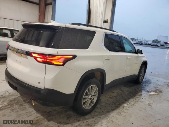 2022 Chevrolet Traverse LT Leather with VIN 1GNEVHKW6NJ105898, listed as a Copart auction lot 50015715 with 93,269 mi miles and Salvage Title. Bid and sale history available at carsss.com. Image 3.