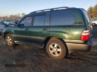 2003 Toyota Land Cruiser with VIN JTEHT05J432035589, listed as a Copart auction lot 86893594 with 165,451 mi miles and Salvage Title. Bid and sale history available at carsss.com. Image 2.