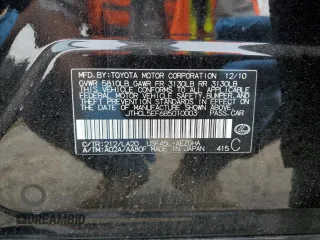 2011 Lexus LS 460 z VIN JTHCL5EF6B5010003, wystawiony jako Copart lot #54546225 z przebiegiem 279 058 mil mil oraz Nie do naprawy • Non repairable. Historia ofert i sprzedaży dostępna na DreamBid. Obrazek 12.
