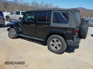 2017 Jeep Wrangler Unlimited Sahara with VIN 1C4BJWEG4HL605843, listed as a IAAI auction lot 41883085 with 93,752 mi miles. Bid and sale history available at carsss.com. Image 3.
