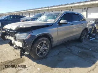 2020 Mercedes-Benz GLC with VIN WDC0G8EB3LF704340, listed as a Copart auction lot 42950805 with 89,235 mi miles and Salvage Title. Bid and sale history available at carsss.com. Image 1.