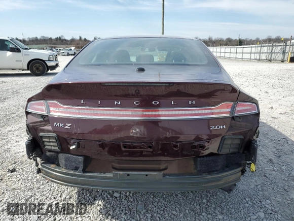 2017 Lincoln MKZ Hybrid Reserve with VIN 3LN6L5MU4HR636584, listed as a Copart auction lot 47439115 with 93,132 mi miles and Salvage Title. Bid and sale history available at carsss.com. Image 6.