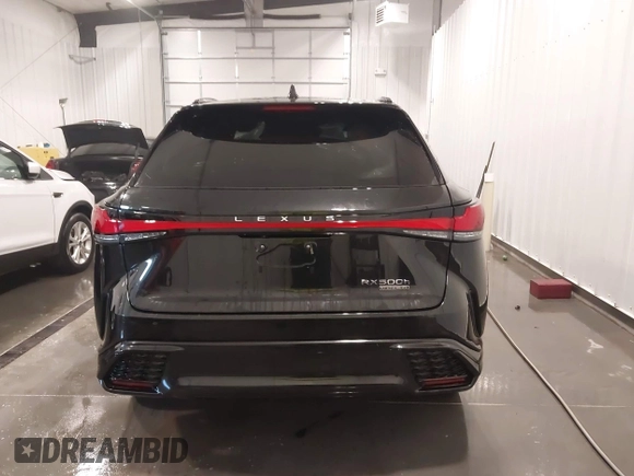 2024 Lexus RX 500h F Sport Performance with VIN 2T2BCMEAXRC018321, listed as a IAAI auction lot 41979819 with 8,184 mi miles and . Bid and sale history available at DreamBid. Image 17.