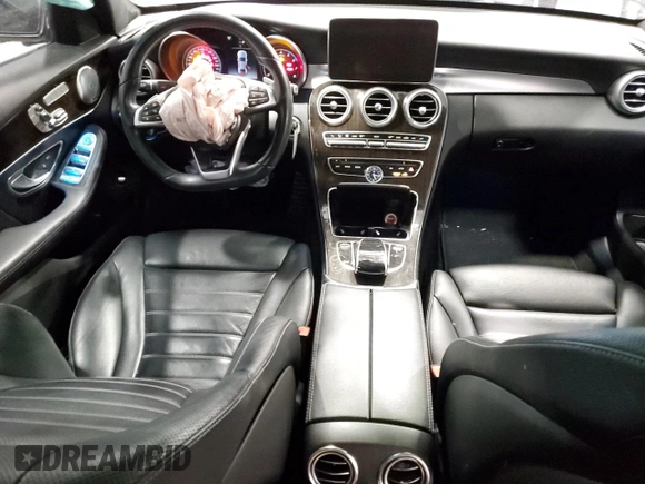 2018 Mercedes-Benz C 300 with VIN 55SWF4KB9JU258906, listed as a Copart auction lot 49953165 with 40,492 mi miles and Salvage Title. Bid and sale history available at DreamBid. Image 8.