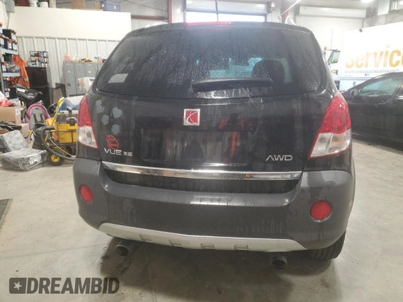 2009 Saturn VUE XE z VIN 3GSDL43N69S536744, wystawiony jako Copart lot #57345145 z przebiegiem 117 020 mil mil oraz Nie do naprawy • Non repairable. Historia ofert i sprzedaży dostępna na DreamBid. Obrazek 6.
