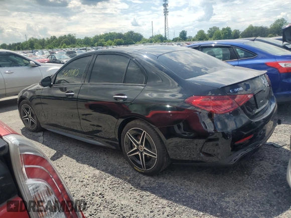 2023 Mercedes-Benz C 300 z VIN W1KAF4HB5PR133218, wystawiony jako Copart lot #56040115 z przebiegiem 31 314 mil mil oraz Szkoda całkowita • Salvage title. Historia ofert i sprzedaży dostępna na DreamBid. Obrazek 2.
