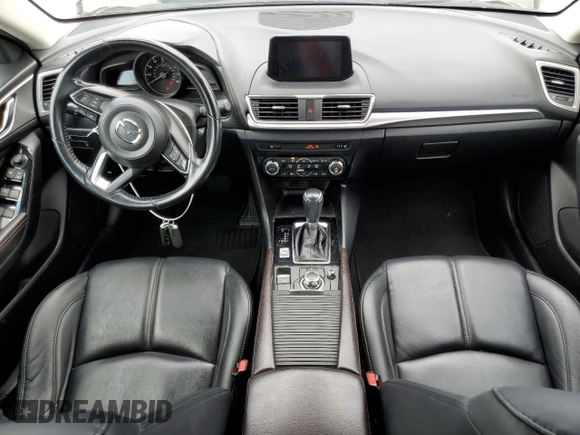 2018 Mazda 3 Touring z VIN 3MZBN1L38JM219466, wystawiony jako Copart lot #56766025 z przebiegiem 124 775 mil mil oraz Szkoda całkowita • Salvage title. Historia ofert i sprzedaży dostępna na DreamBid. Obrazek 8.
