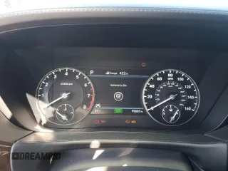 2019 Genesis G90 5.0L Ultimate with VIN KMHG54JH5KU050461, listed as a Copart auction lot 48033815 with 95,057 mi miles and Salvage Title. Bid and sale history available at carsss.com. Image 9.
