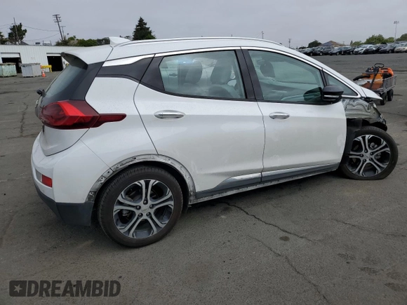 2021 Chevrolet Bolt EV Premier with VIN 1G1FZ6S04M4106586, listed as a Copart auction lot 54701745 with 72,686 mi miles and Salvage title. Bid and sale history available at DreamBid. Image 3.