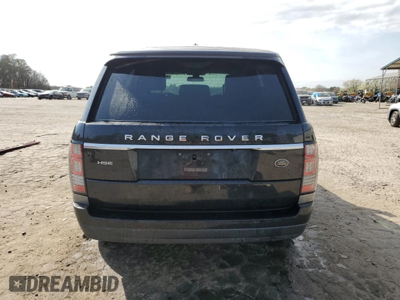 2015 Land Rover Range Rover HSE with VIN SALGS2VF9FA204602, listed as a Copart auction lot 49229455 with 97,940 mi miles and Salvage title. Bid and sale history available at DreamBid. Image 6.